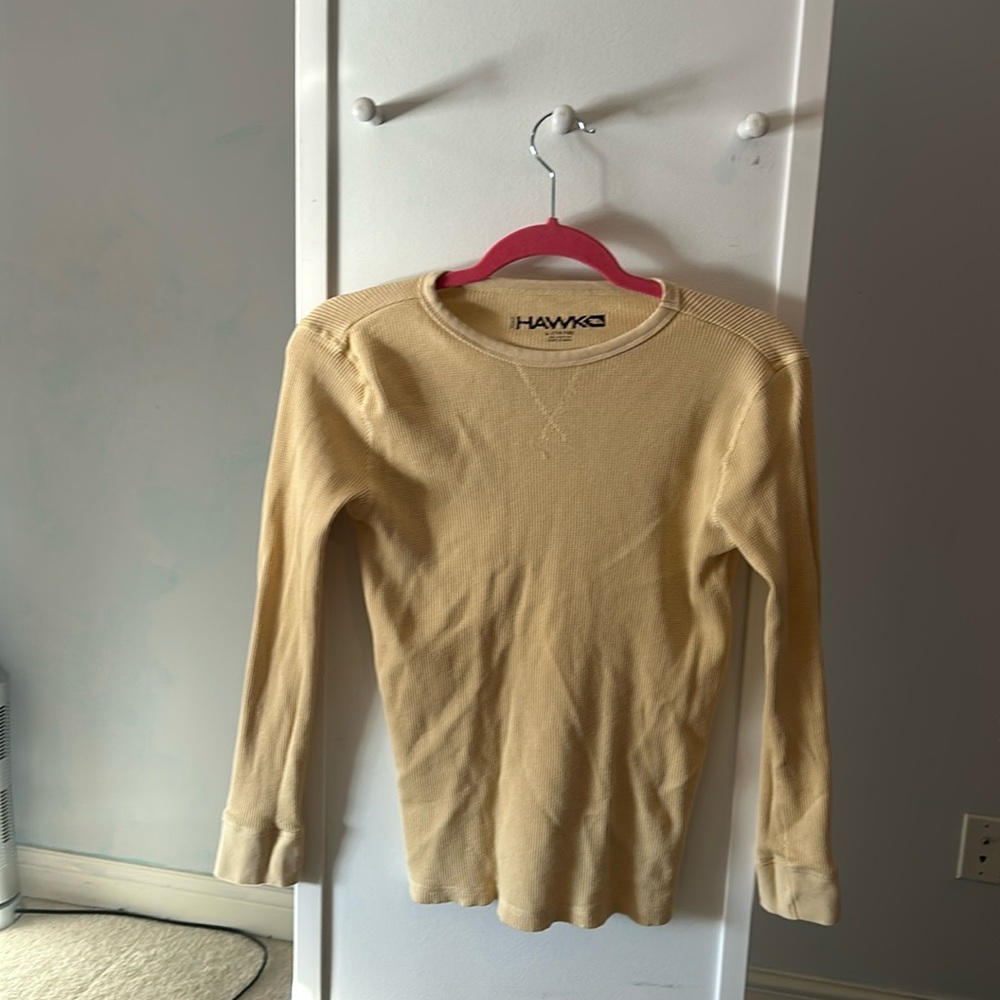 Boys L Plain Yellow Sweater (Unisex ‼️)